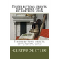 Tender buttons: objects, food, rooms (1914) by: Gertrude Stein - Paperback