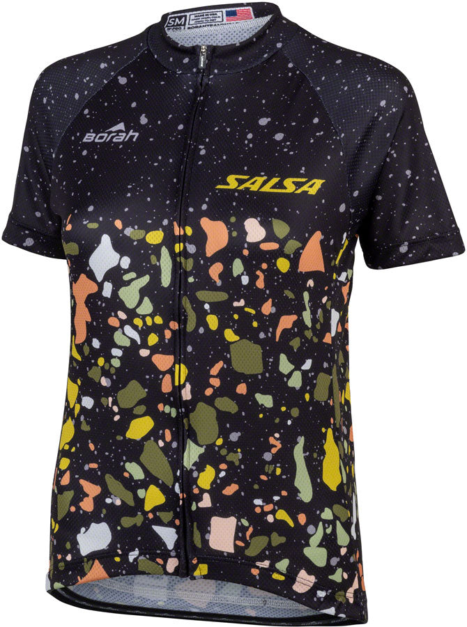 Salsa Women's Terrazzo Jersey - 2X-Large Black