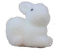 Flocked Resin Bunny - 2.2 inch