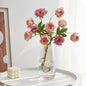 Simple Transparent Aurora Colorful Glass Vase