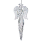 Angel Finial Glass Ornament - Holding a Tree