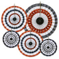 Patriotic Paper Fans - Set of 5