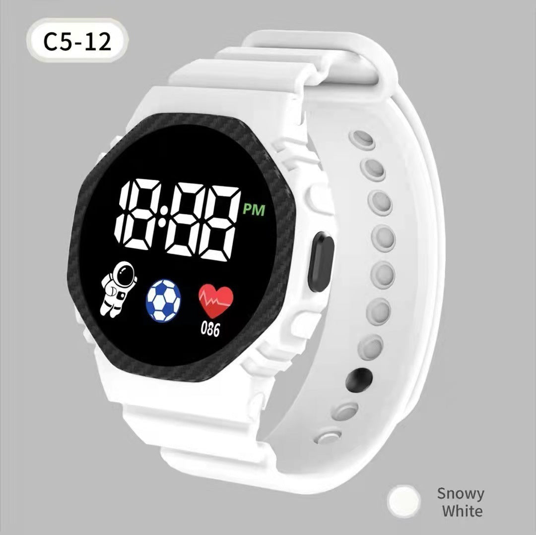 Square Electronic Watch Student Watch