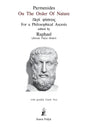 On the Order of Nature: For a Phylosophical Ascesis - Paperback