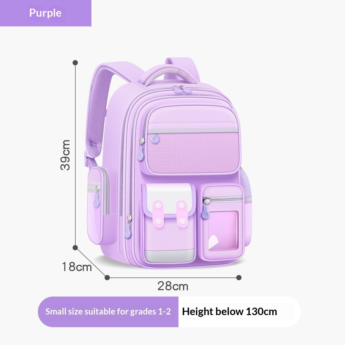 Elementary School Spine-Protecting Backpack