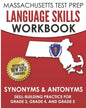 MASSACHUSETTS TEST PREP Language Skills Workbook Synonyms & Antonyms: Skill-Building Practice for Grade 3, Grade 4, and Grade 5 - Paperback