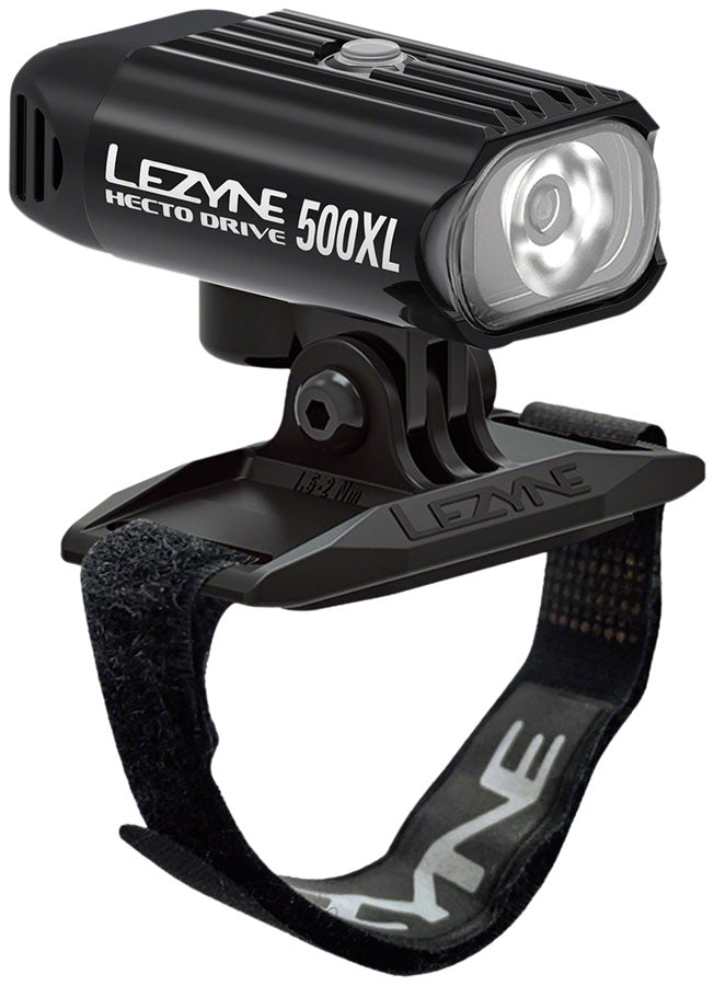 Lezyne Hecto Drive 500XL Rechargable Headlight - 500 Lumens Black Main image