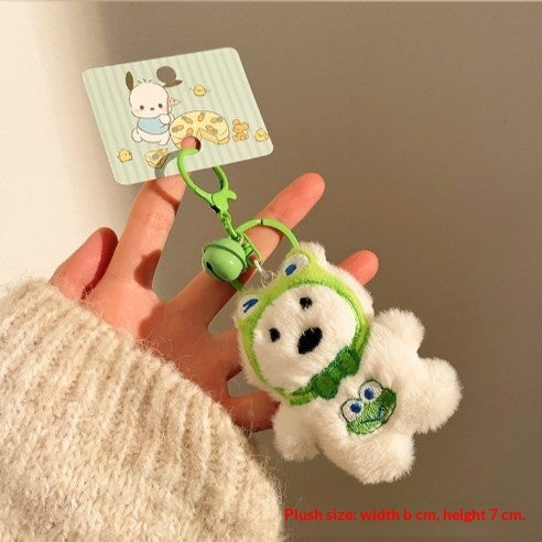 Cute West Highland Terrier Plush Pendant Keychain