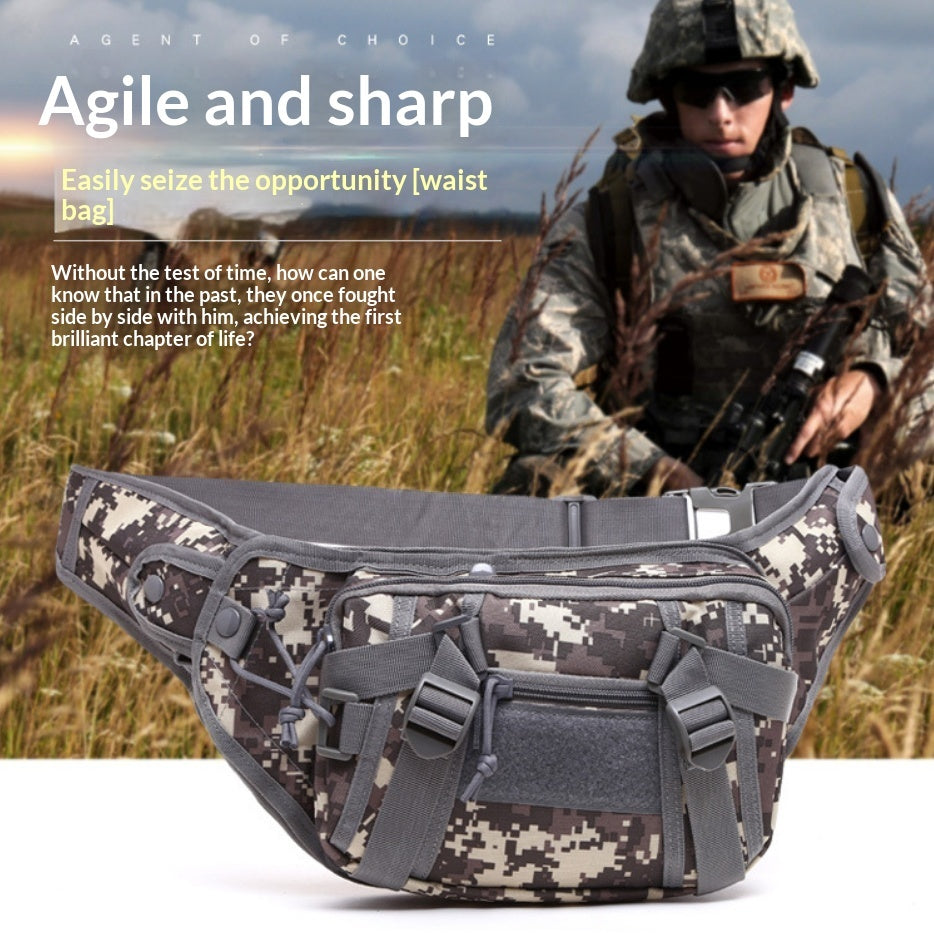 Waterproof Oxford Cloth Outdoor Multi-Functional Waist Bag