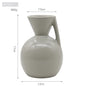 Morandi Color Nordic Style Creative Ceramic Dry Flower Vase Living Room Flower