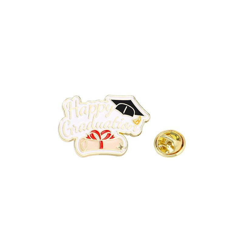 New Graduation Season Bachelors Cap Series Brooch Set