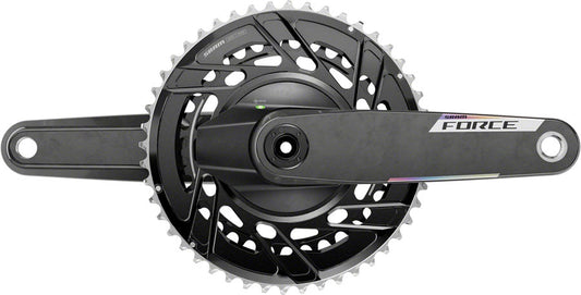 SRAM Force AXS Power Meter Crankset - 160mm 12-Speed 48/35t Thread Mount 8-Bolt PM Spider DUB Spindle Carbon E1