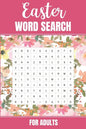 Easter Word Search for Adults: Christian Crossword for Adults Cross Words Puzzle Book Word Search Large Print - Paperback