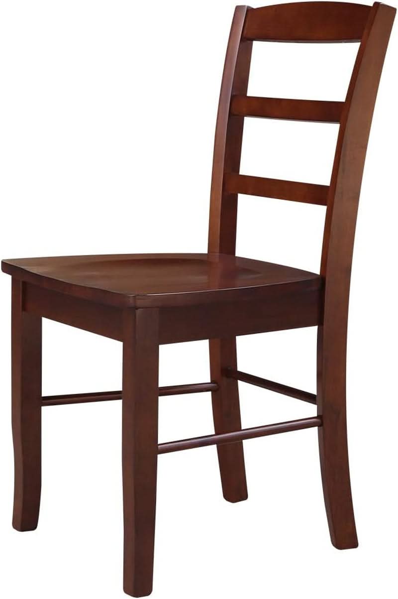 International Concepts Madrid Ladder Back Chair Espresso