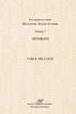 Fragments from Hellenistic Jewish Authors: Volume 1, Historians - Paperback
