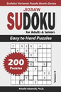 Jigsaw Sudoku For Adults & Seniors: 200 Easy to Hard Puzzles - Paperback