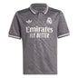 adidas Boys Real Madrid 24/25 Third Jersey Charcoal