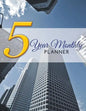 5 Year Monthly Planner - Paperback