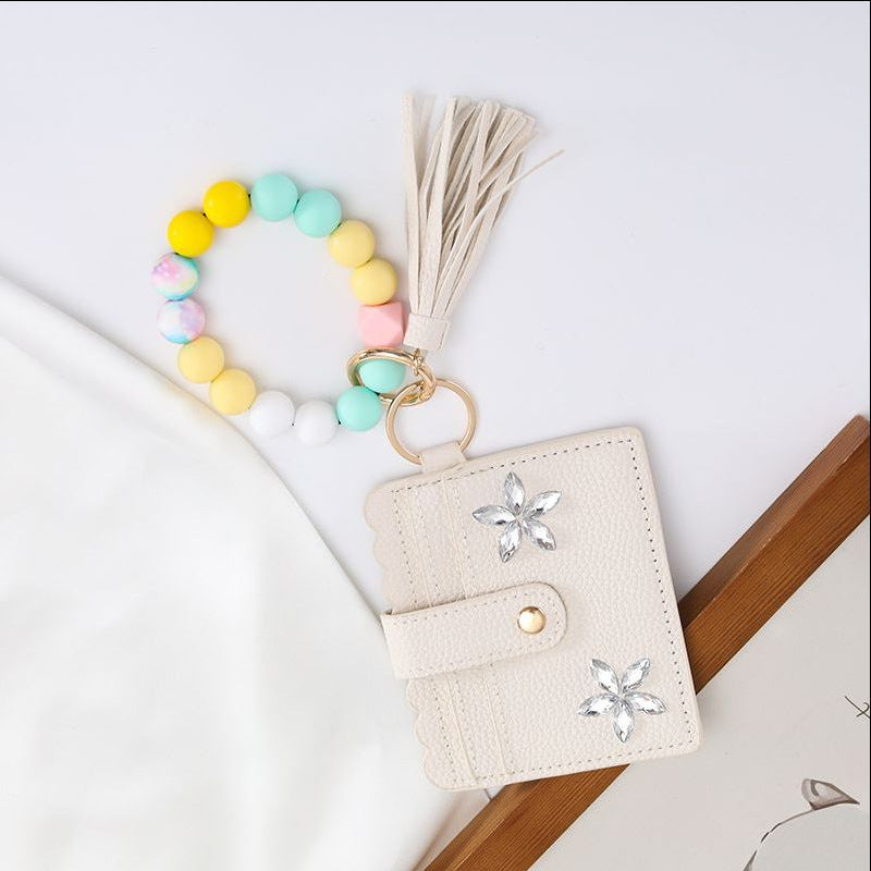 Creative Silicone Bead Wrist Anti-Lost Coin Purse