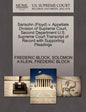 Sarisohn (Floyd) V. Appellate Division of Supreme Court, Second Department U.S. Supreme Court Transcript of Record with Supporting Pleadings - Paperback