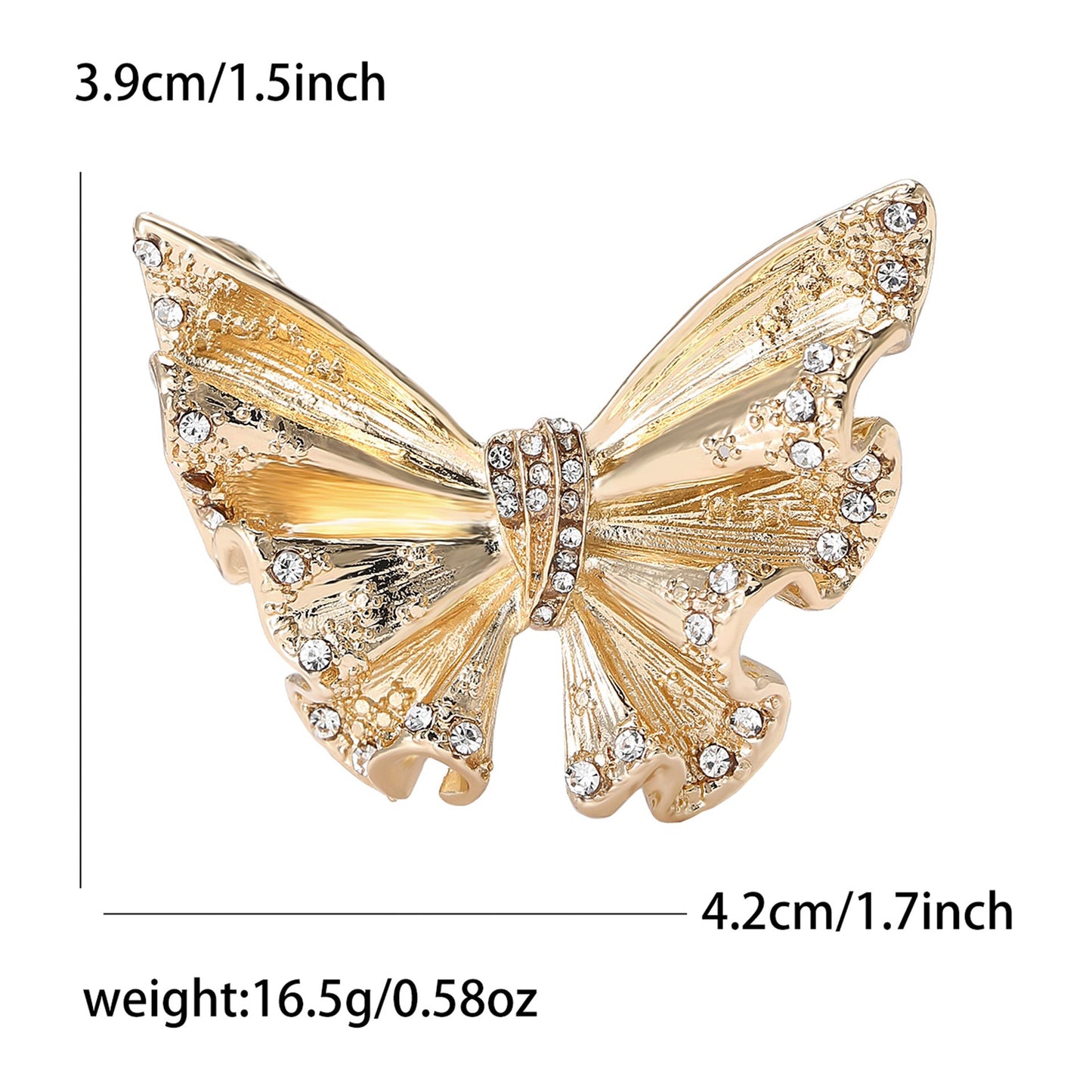 Stylish And Creative Alloy Enamel Butterfly Brooch