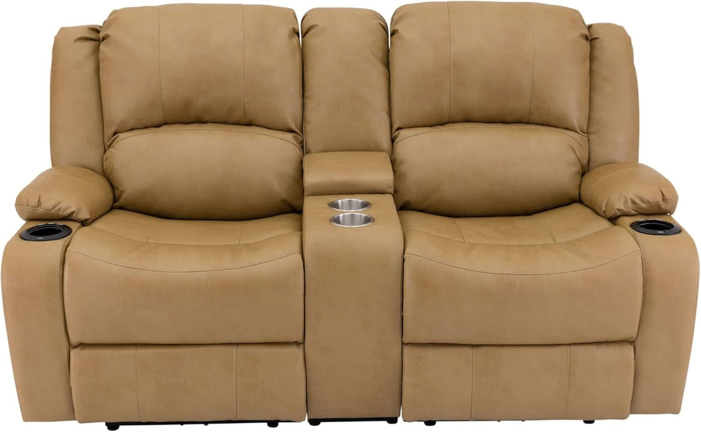 Charles 67 Inch Powered Double RV Wall Hugger Recliner Sofa