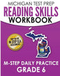 MICHIGAN TEST PREP Reading Skills Workbook M-STEP Daily Practice Grade 6: Preparation for the M-STEP English Language Arts Assessments - Paperback