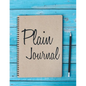 Plain Journal - Paperback