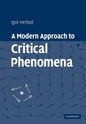 A Modern Approach to Critical Phenomena - Paperback