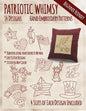 Patriotic Whimsy Hand Embroidery Patterns - Paperback