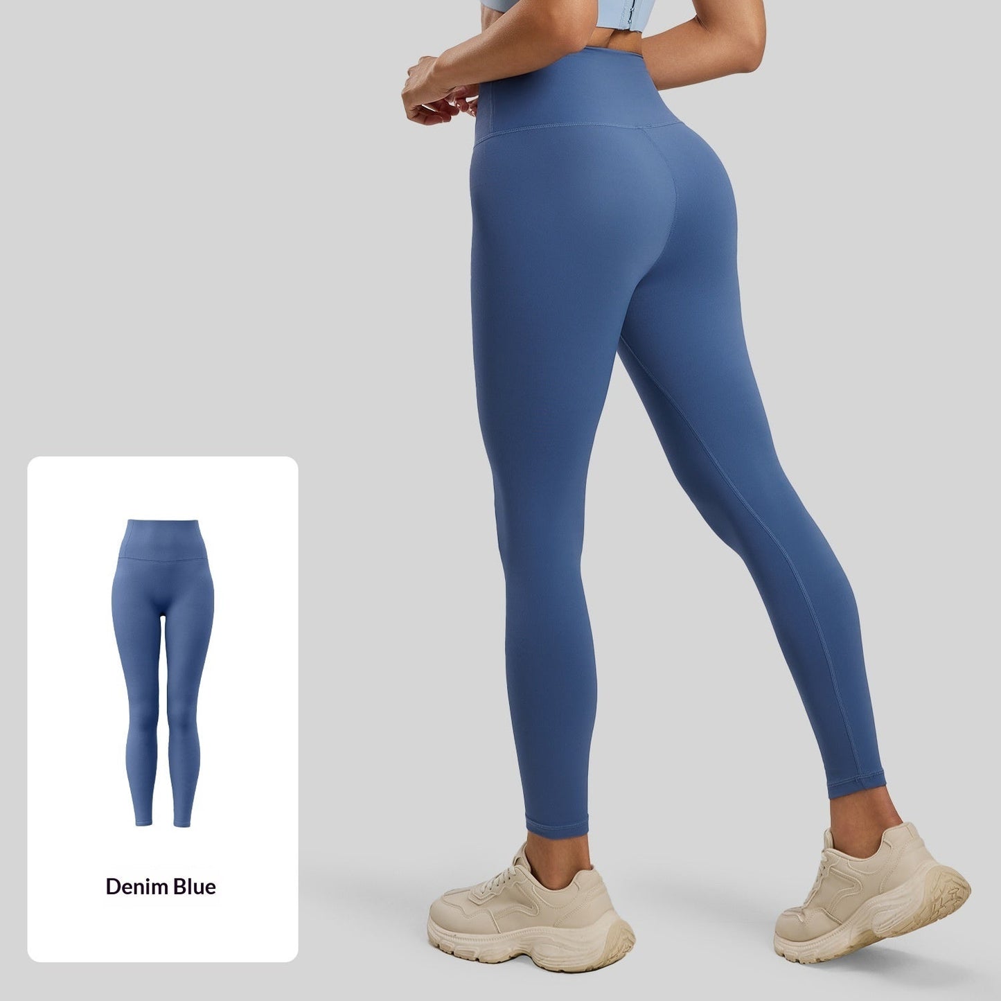 New Double-sided Bare-feel Yoga Pantsno Awkwardness