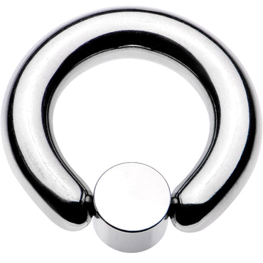 4G 9/16 Clear Gem 7mm Disc BCR Captive Ring