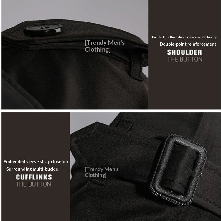 Loose-fitting Long Single-breasted Casual And Stylish Plus-size Coat
