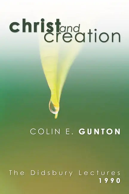Christ and Creation - Paperback