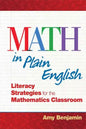 Math In Plain English: Literacy Strategies for the Mathematics Classroom - Paperback