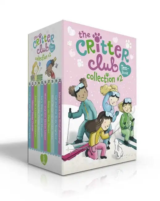 The Critter Club Ten-Book Collection #2 (Boxed Set): Liz and the Sand Castle Contest; Marion Takes Charge; Amy Is a Little Bit Chicken; Ellie the Flow - Paperback