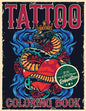 Tattoo Coloring Book for Adults Relaxation: Coloring Pages For Adult Relaxation With Beautiful Modern Tattoo Designs Such As Sugar Skulls, Hearts, Ros - Paperback