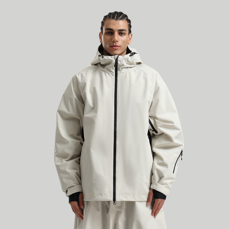 Womens Solid-color Professional Ski Suit