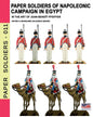 Paper soldiers of Napoleonic campaign in Egypt - Paperback