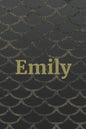 Emily: Black Mermaid Cover & Writing Paper - Paperback