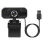 FHD 1080P USB Webcam with 360° Rotatable Clip