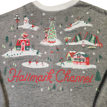 Comfy Cozy Oversized Hallmark Channel Sweatshirt -