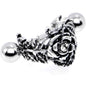 16G 1/2 Clear Gem Floral Wreath Cuff Cartilage Earring