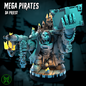 3d Printed Mega Pirate Priest by Mekka Miniatures