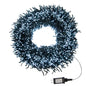3000-Light Cool White LED White Wire Cluster Garland
