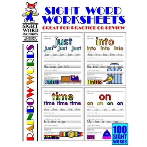 Sight Word Worksheets - Paperback