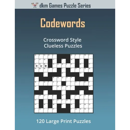 Codewords: Crossword Style Clueless Puzzles - Paperback