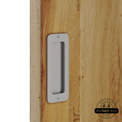 Barn Door Partial Radius Flush Pull