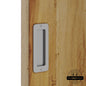 Barn Door Partial Radius Flush Pull