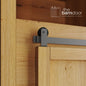 Mini Straight Top Mount Barn Door Hardware